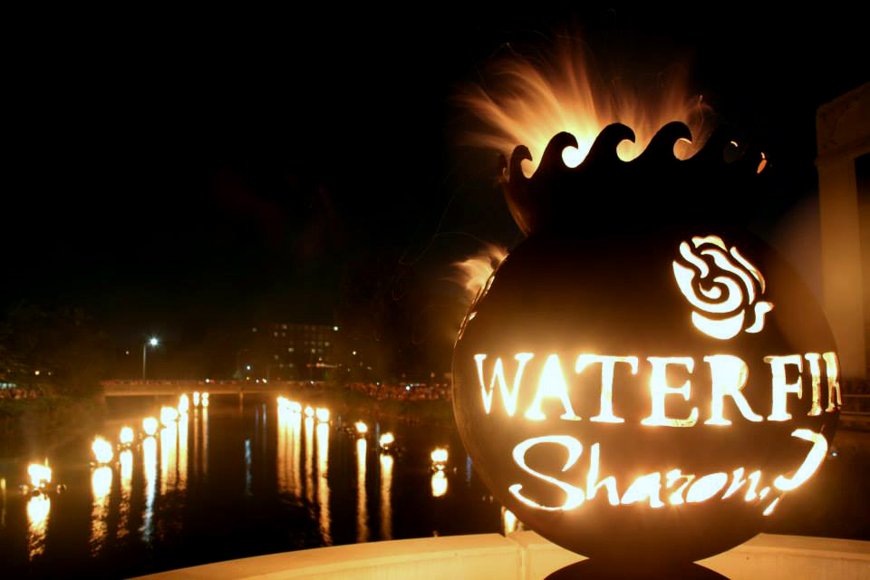 Waterfire Lights up Sharon PA